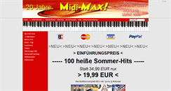 Desktop Screenshot of midi-max.de