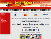Tablet Screenshot of midi-max.de